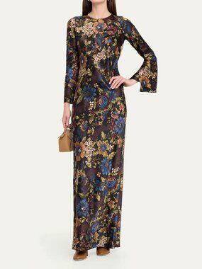 Veronica Beard Gemma Floral Silk-Blend Dress